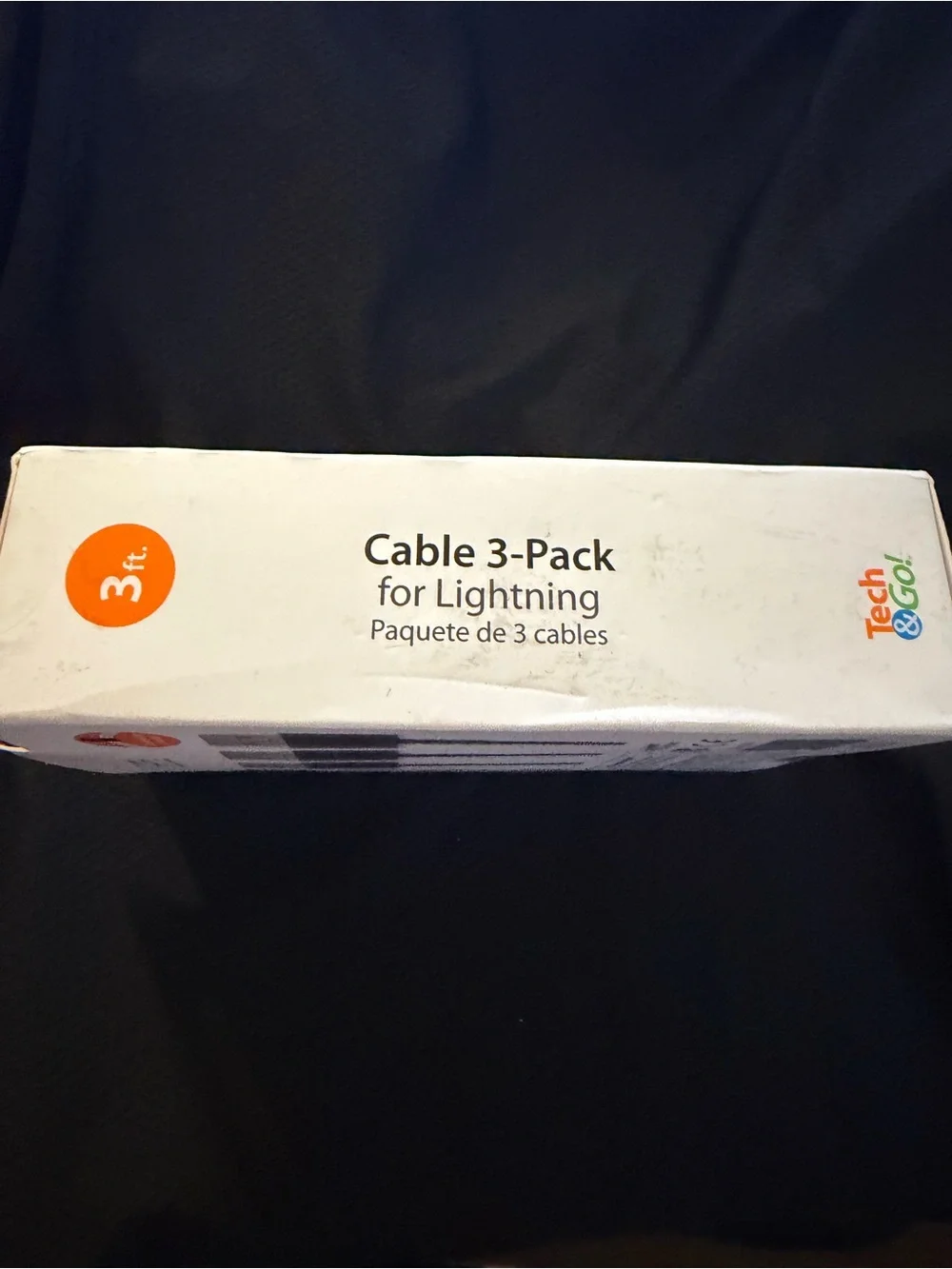Signature Series 3-Pack Lightning Cables (White, Black, Blue) - 3 ft